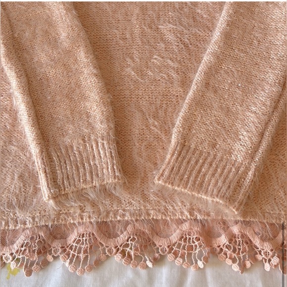 NWT Nurture Soft Pink Balletcore Sweater - Picture 11 of 14